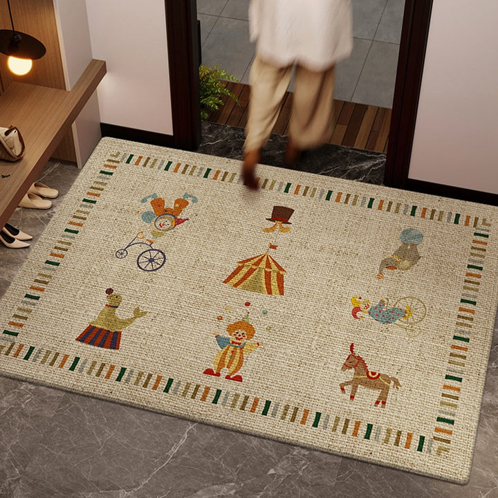 Playful Panda Welcome Mat