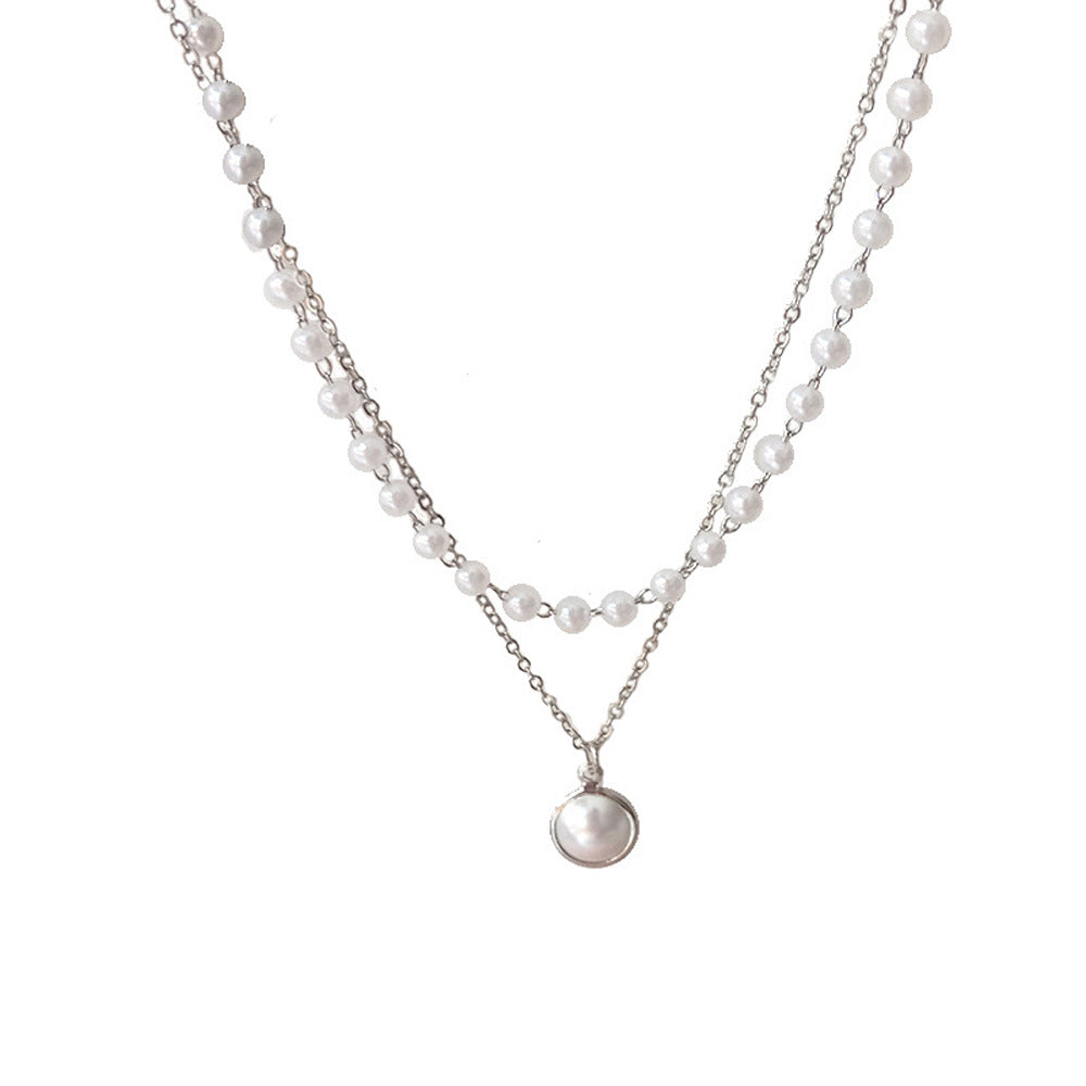 Elegant Layered Pearl Necklace Stornfield