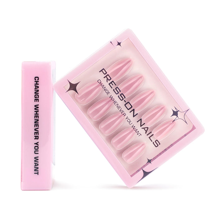 Artificial press-on nails with interchangeable designs Stornfield