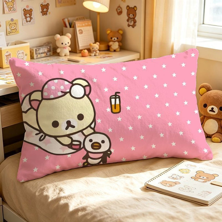 Cute Plush Bear-Themed Pillow