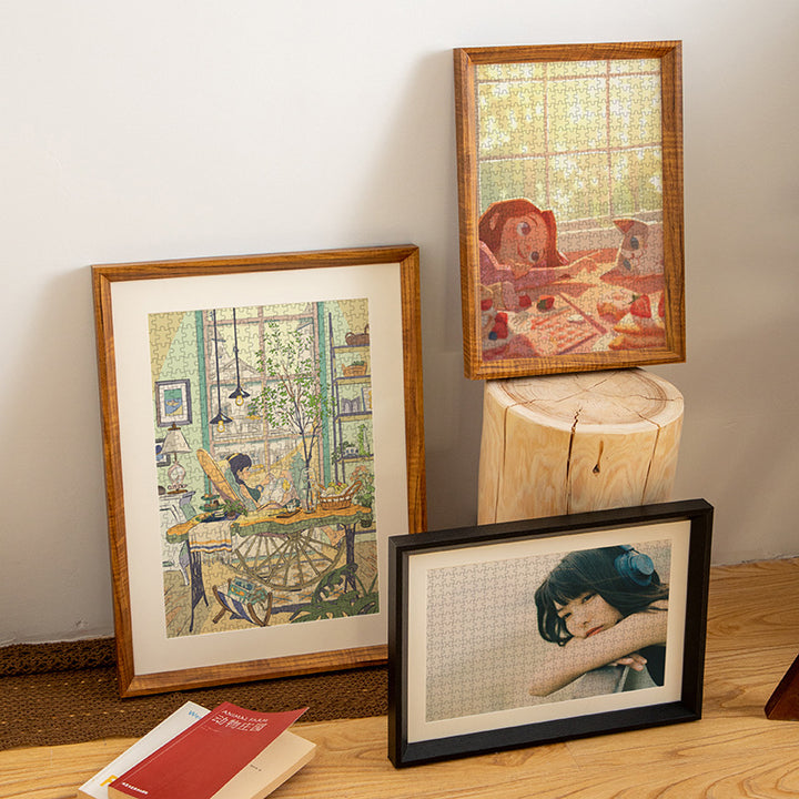 Artistic Jigsaw Puzzle Frame