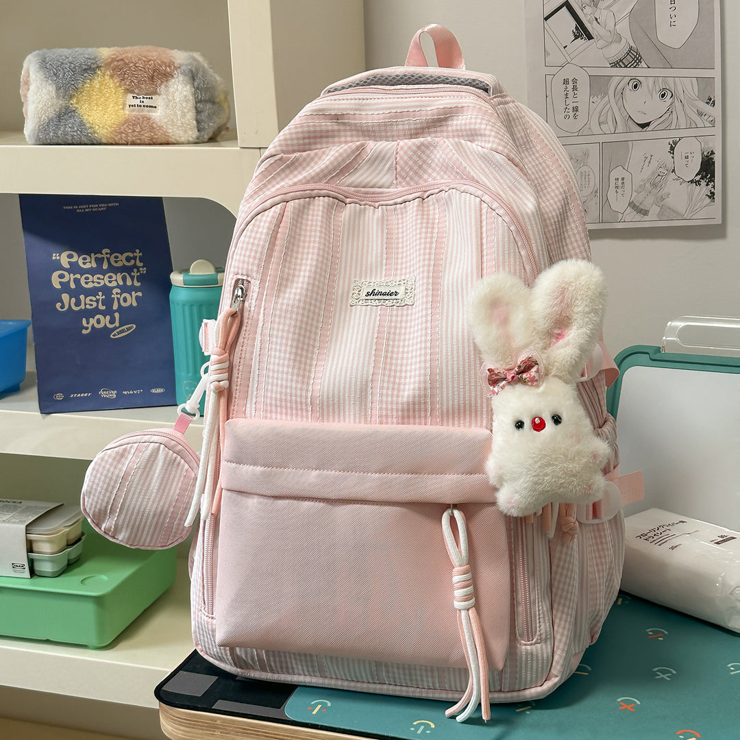Multi-Functional Striped Backpack Stornfield