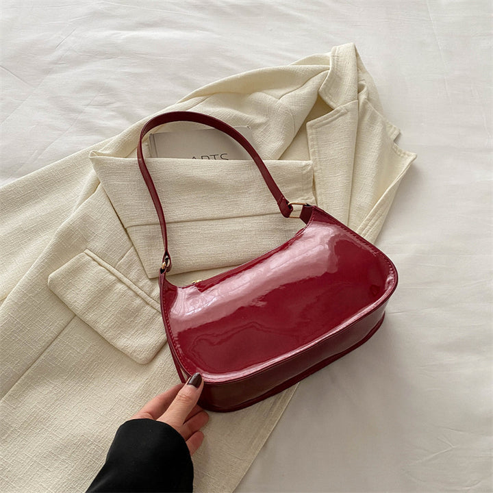 Chic Patent Leather Shoulder Bag Stornfield