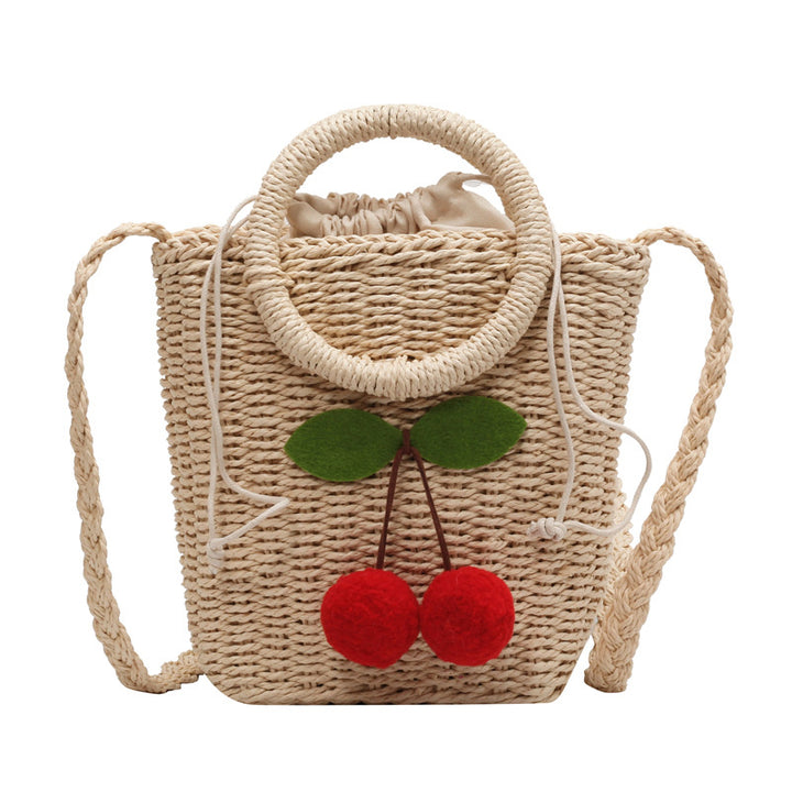 Handcrafted Straw Crossbody Bag