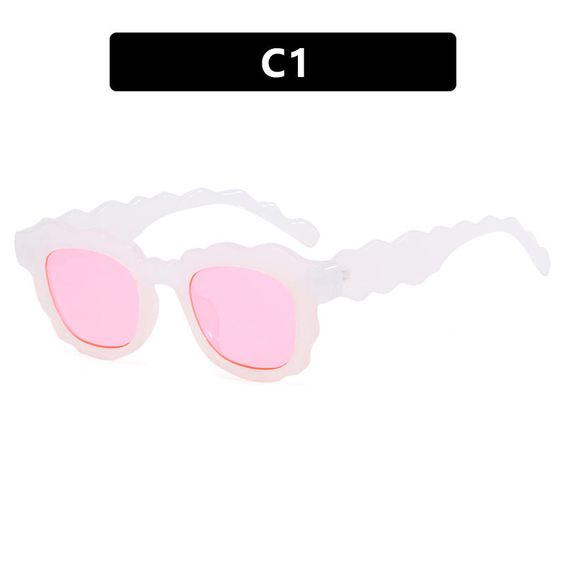 Women’s fashionable sunglasses with wavy frame Stornfield