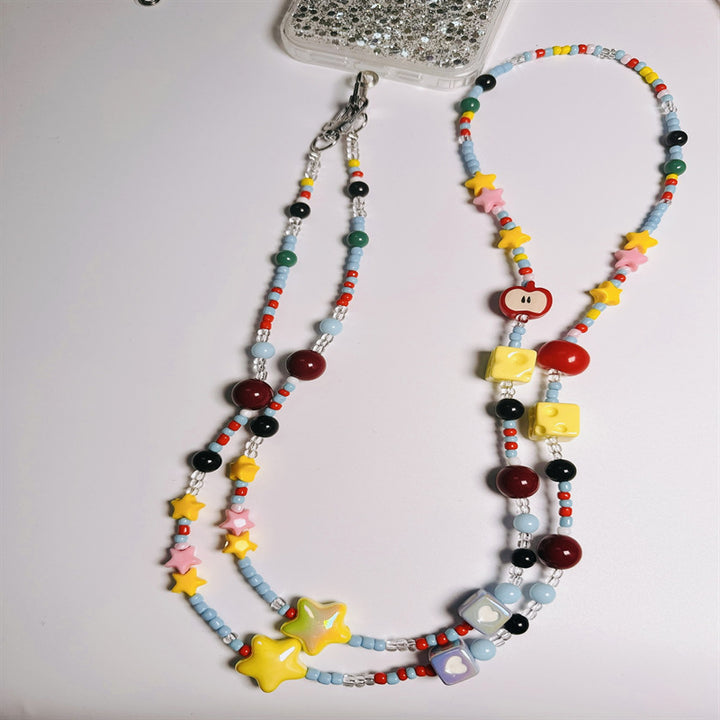 Fun-Themed Beaded Eyewear Chain Stornfield