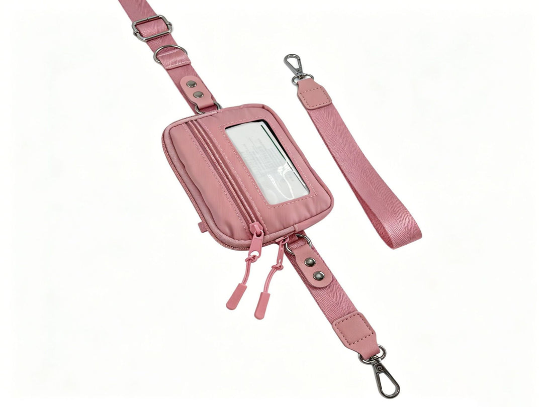 Compact shoulder bag with transparent card pocket Stornfield