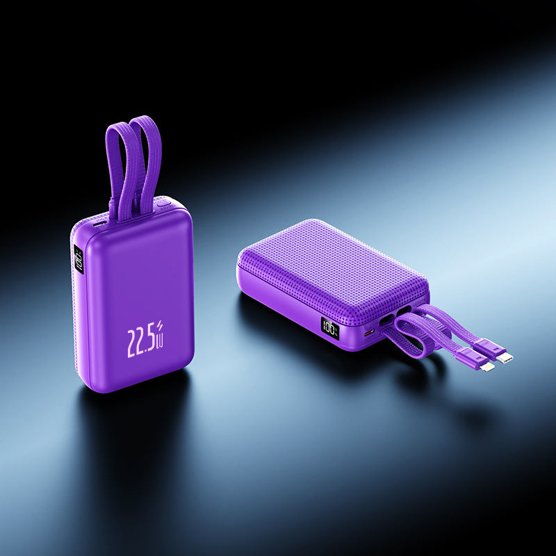 Portable power bank with powerful fast charging function and innovative cable management Stornfield