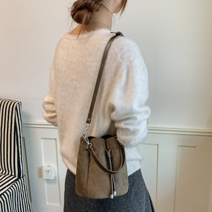 Drawstring Bucket Bag