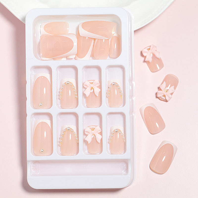 Elegant Decorative Press-On Nail Set Stornfield