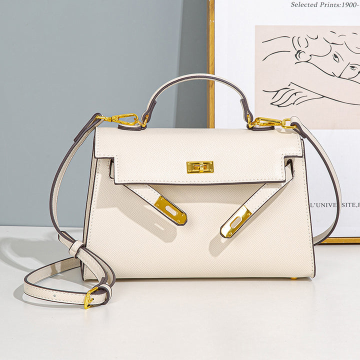 Vintage-Inspired Structured Handbag  1791995440
