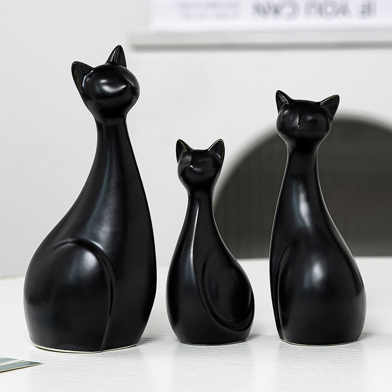 Decorative Ceramic Cat Stornfield