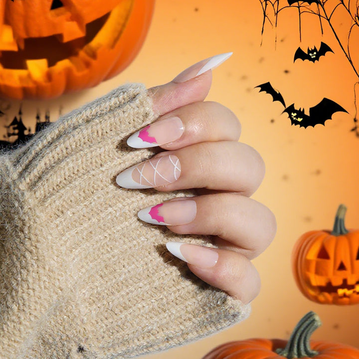 Halloween-Inspired Artistic Press-On Nails Stornfield