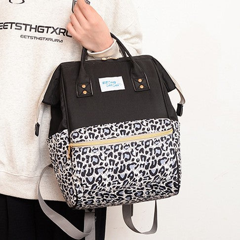 Trendy Animal Print Diaper Backpack Stornfield