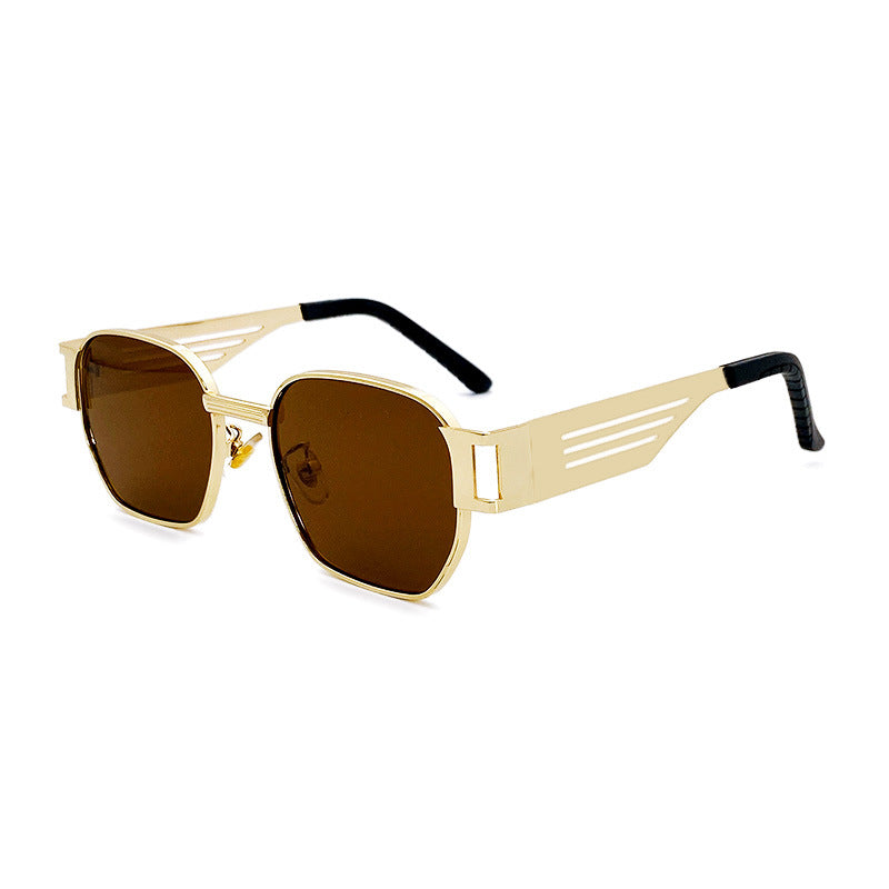 Stylish Oversized Sunglasses in Modern Metal Design Stornfield