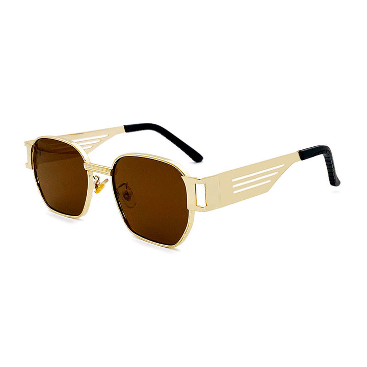Stylish Oversized Sunglasses in Modern Metal Design Stornfield