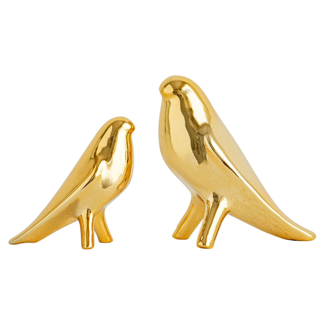 Elegant Artificial Ceramic Bird Sculpture Stornfield