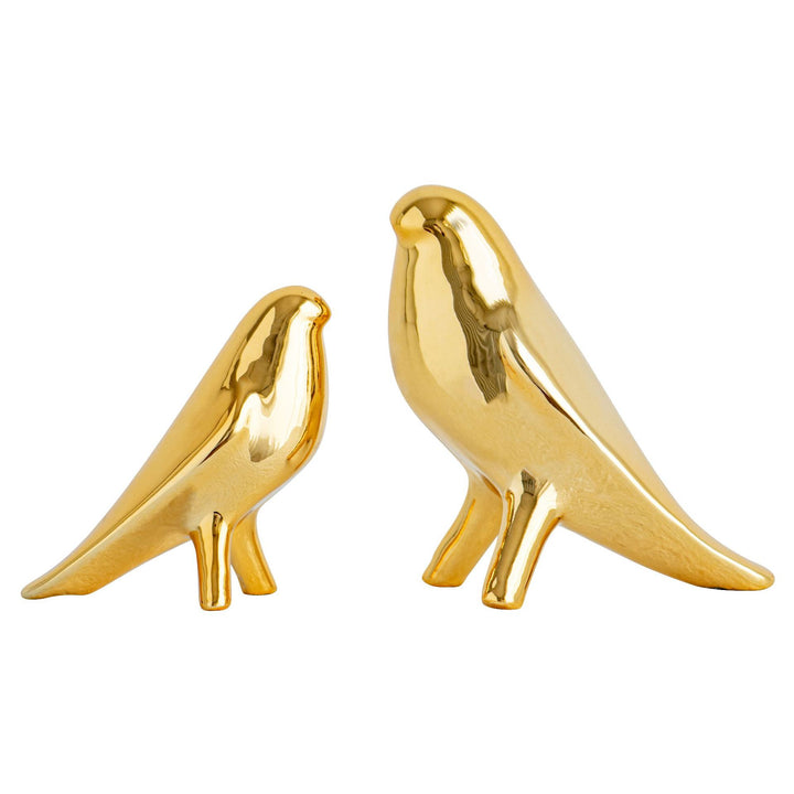 Elegant Artificial Ceramic Bird Sculpture Stornfield