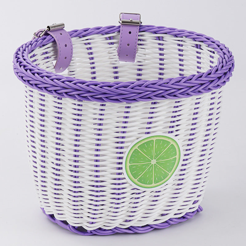 Woven Bicycle Storage Basket Stornfield