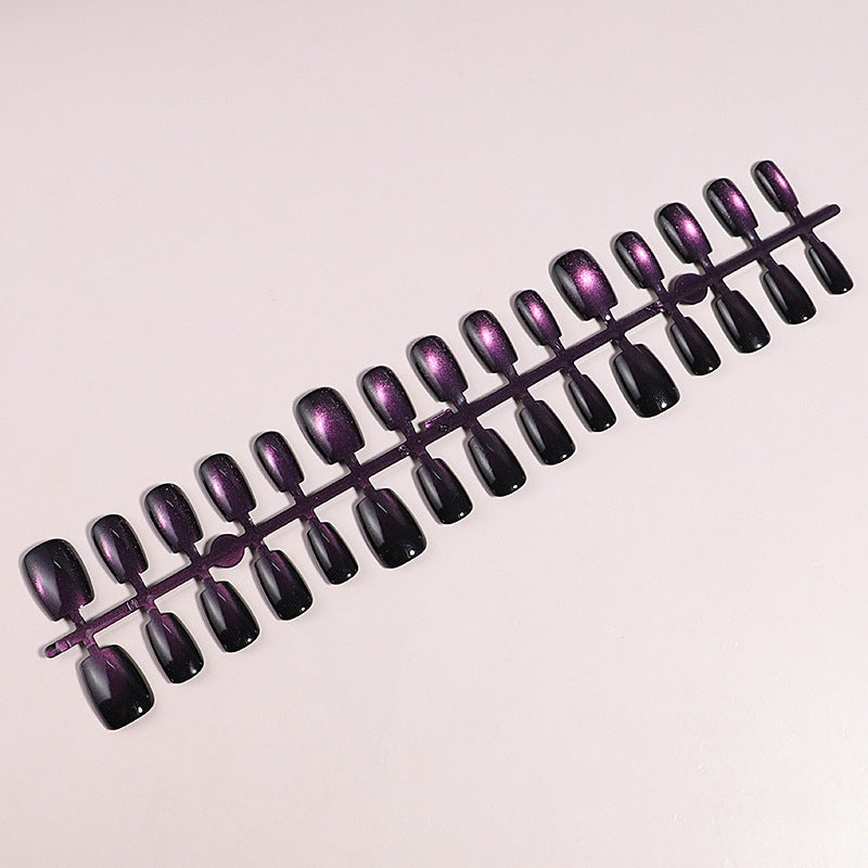 Glossy Square Press-On Nails Stornfield