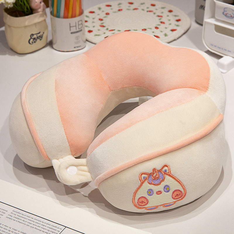 Ergonomic neck pillow with panda motif Stornfield