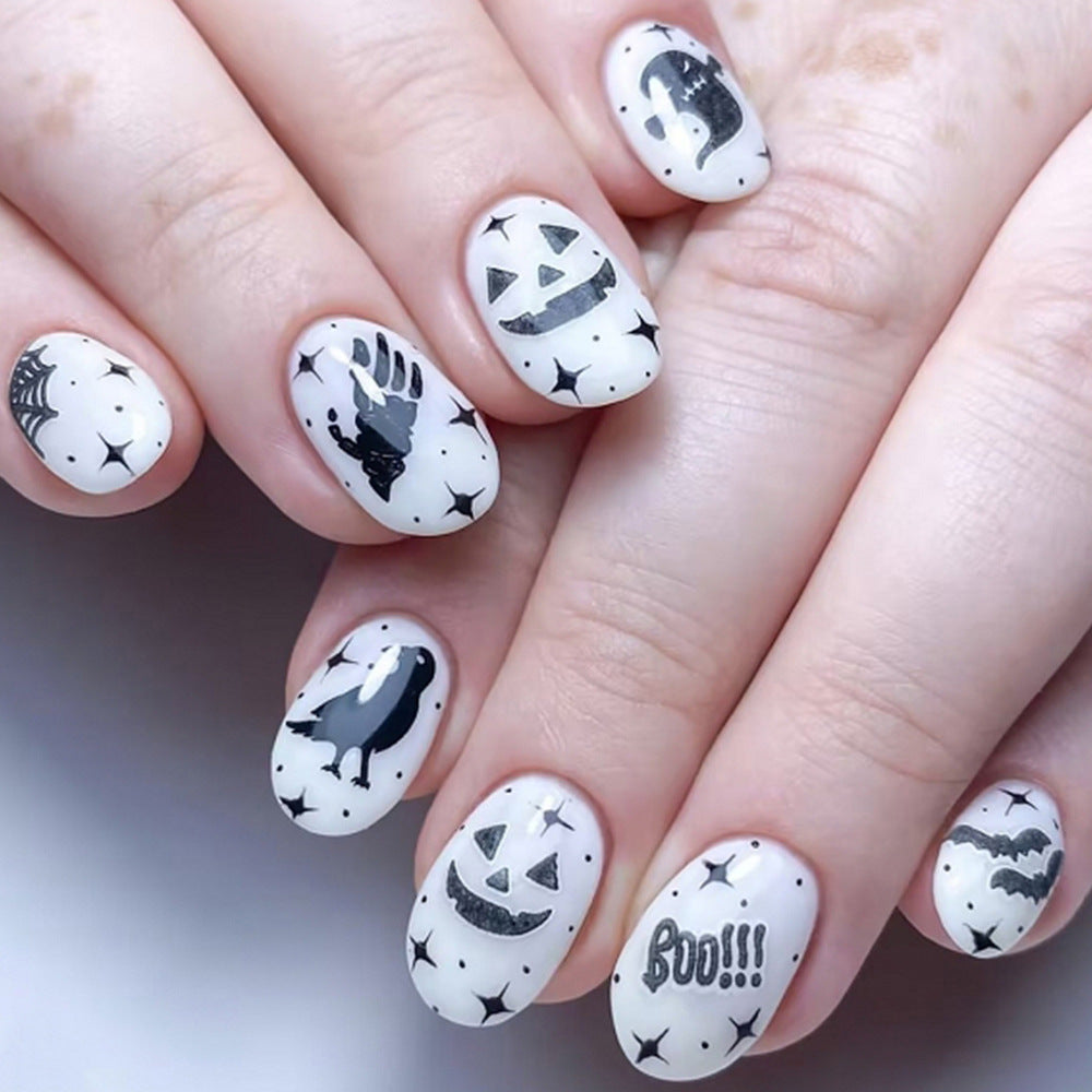 Halloween-Themed Decorative Nail Art Set Stornfield