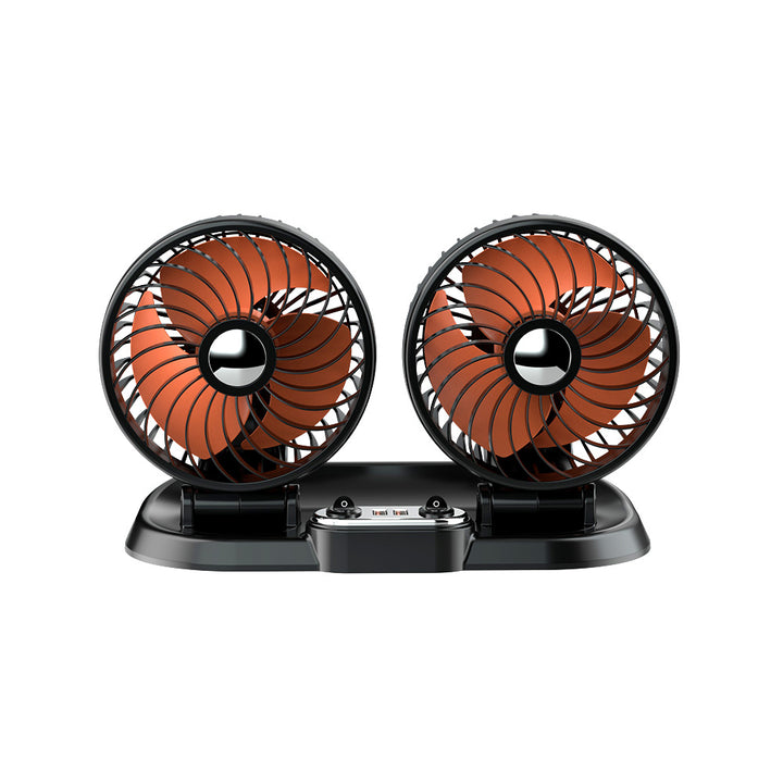 Dual-Head Portable Car Ventilation Fan Stornfield