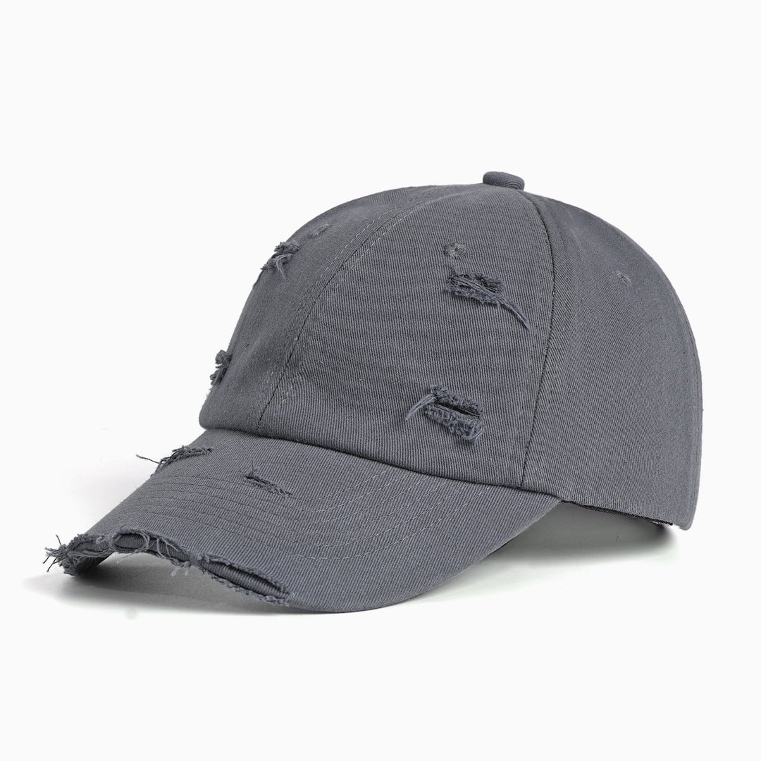 Women's fashionable baseball cap with destroyed look Stornfield