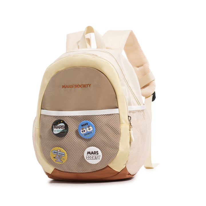 Trendy Lightweight Backpack with Fun Patches Stornfield