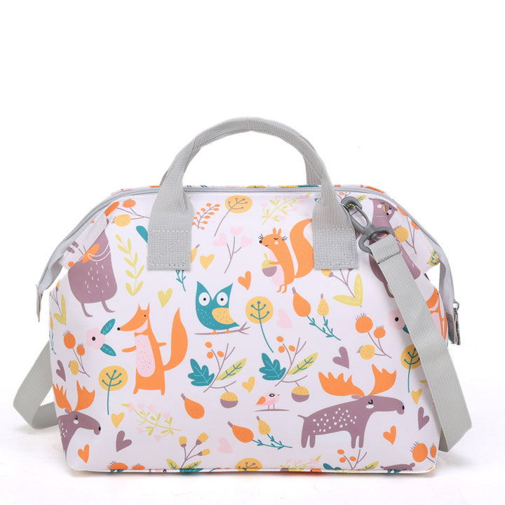 Playful Patterned Travel Satchel Stornfield