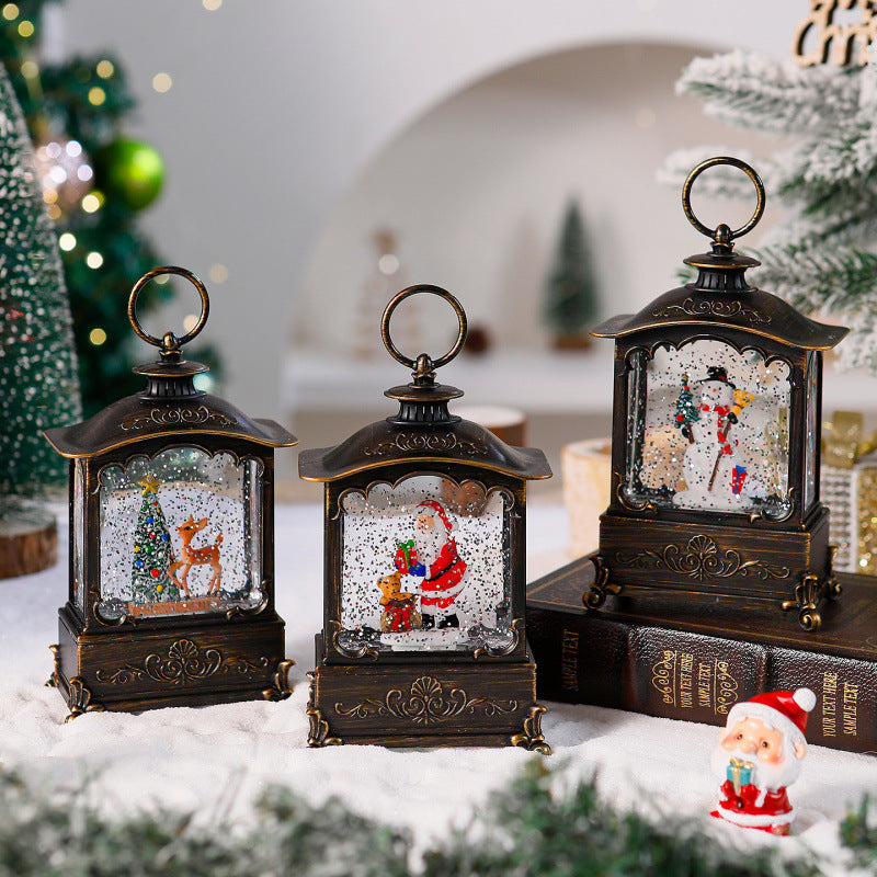 Lighter lantern with snow scenes Stornfield