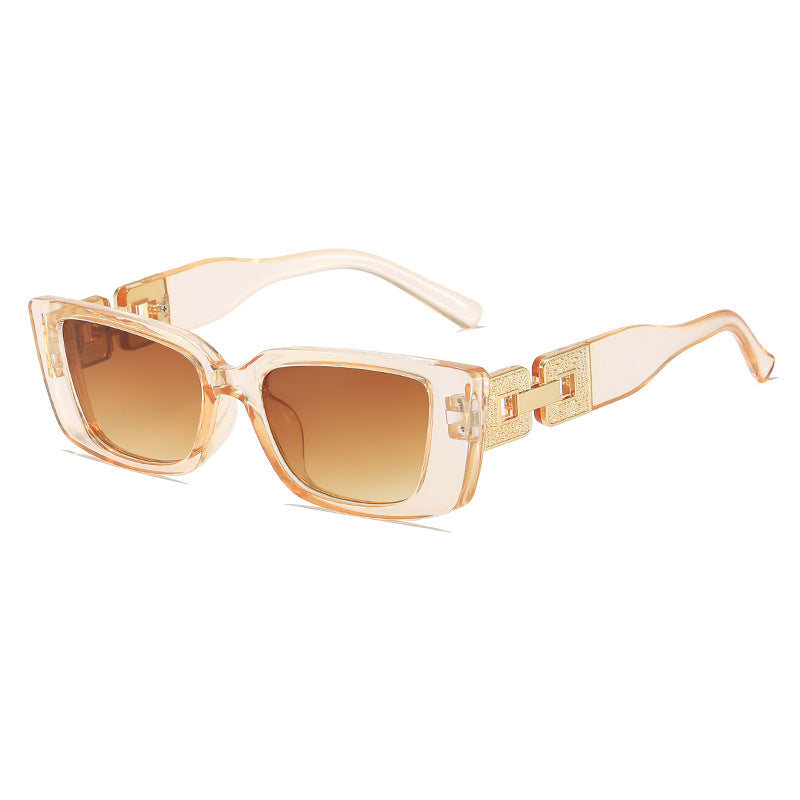 Oversized Square Frame Sunglasses with Glamorous Accent Stornfield