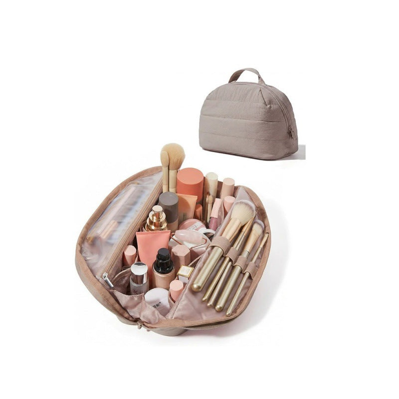 Cosmetic bag with multifunctional compartments Stornfield