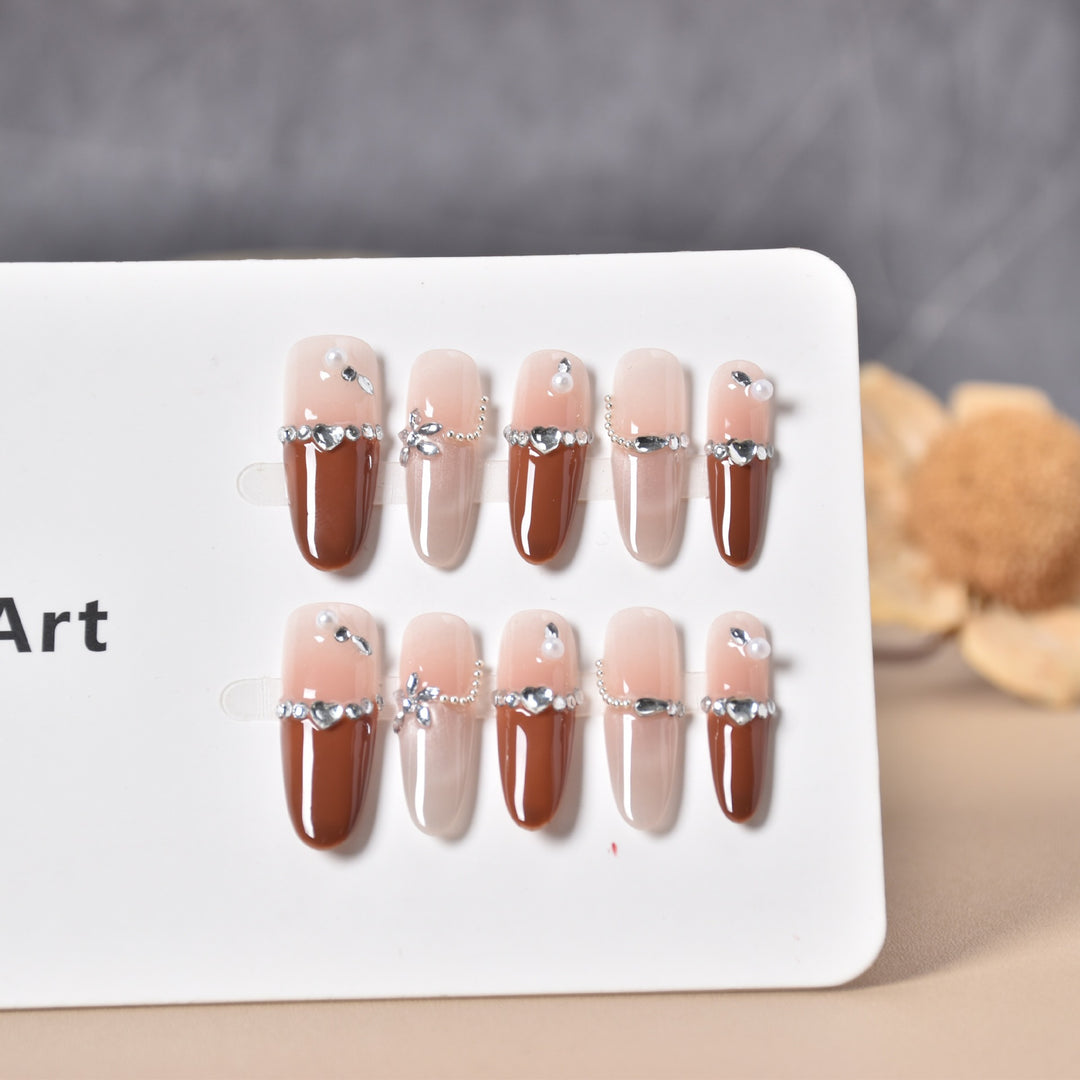 Decorative Animal Print Press-On Nail Set Stornfield