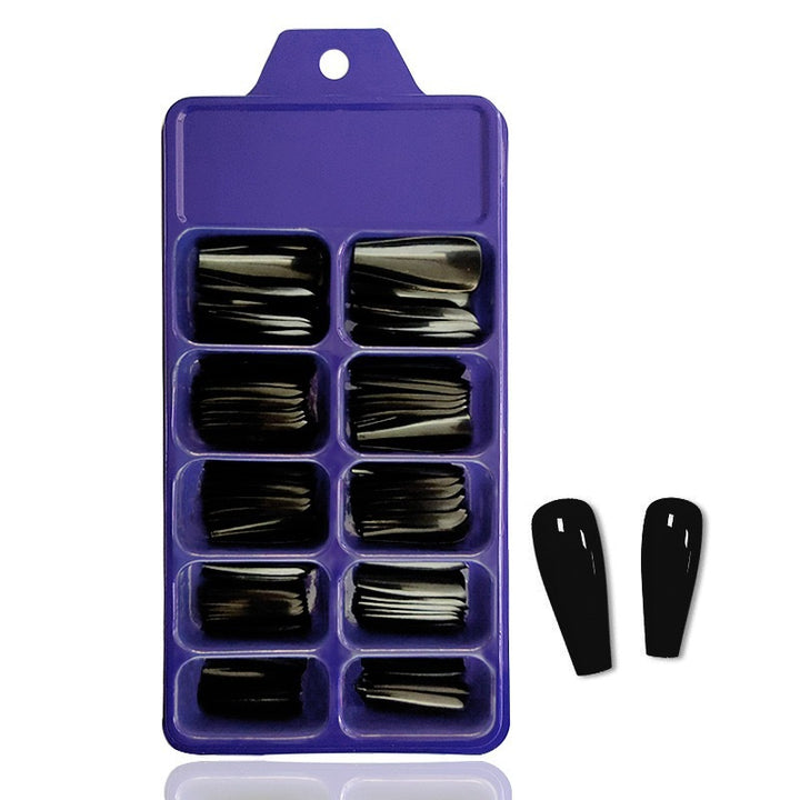 Artificial nails with long French tip design Stornfield