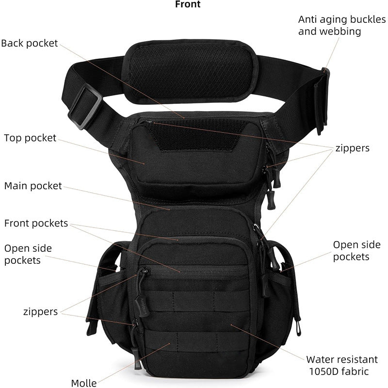 Tactical Hip Bag with Modular Storage Stornfield