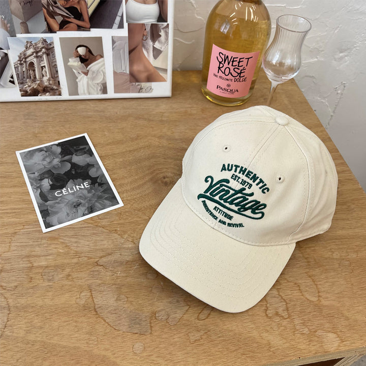 Men's Vintage-Inspired Cotton Baseball Cap Stornfield