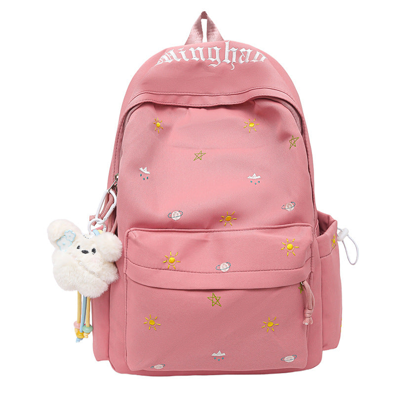 Whimsical Embroidered Backpack Stornfield