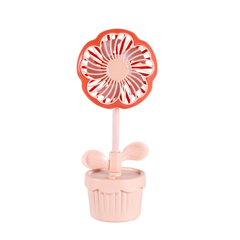 Unisex Cute Floral Design Desk Fan Stornfield