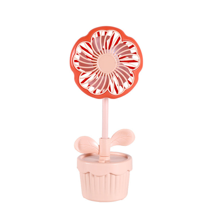 Unisex Cute Floral Design Desk Fan Stornfield