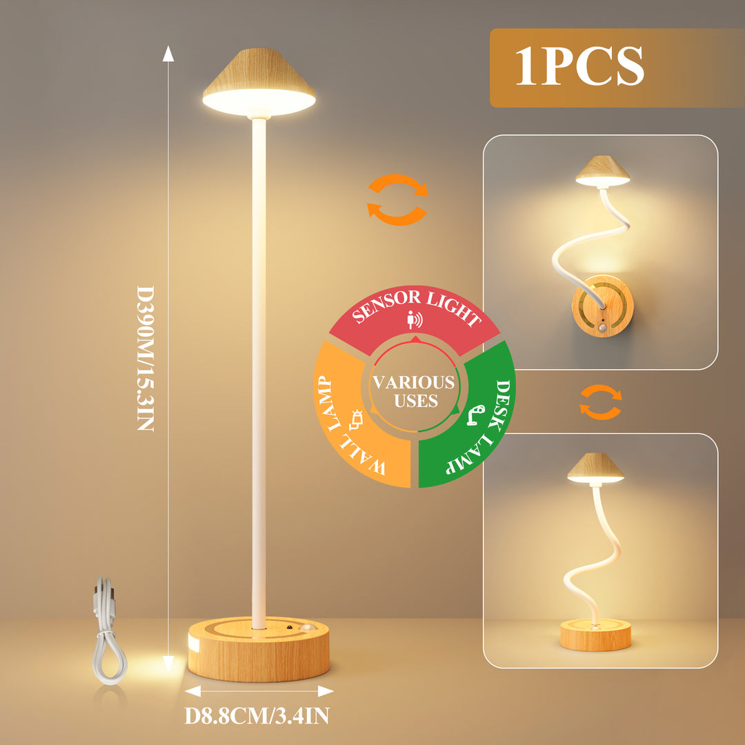 Versatile LED Sensor Table and Wall Lamp