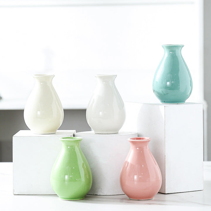 Contemporary Teardrop-Shaped Ceramic Decor Stornfeild