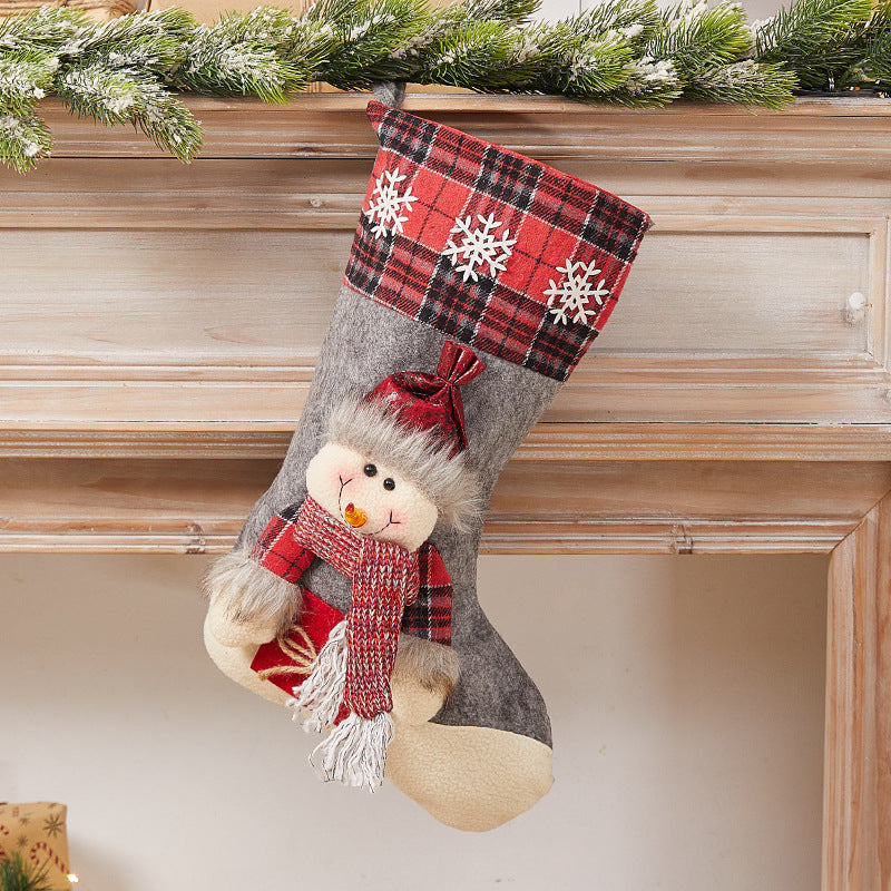 Festive Christmas stocking with nostalgic design Stornfield