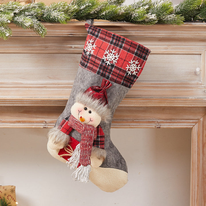 Festive Christmas stocking with nostalgic design Stornfield