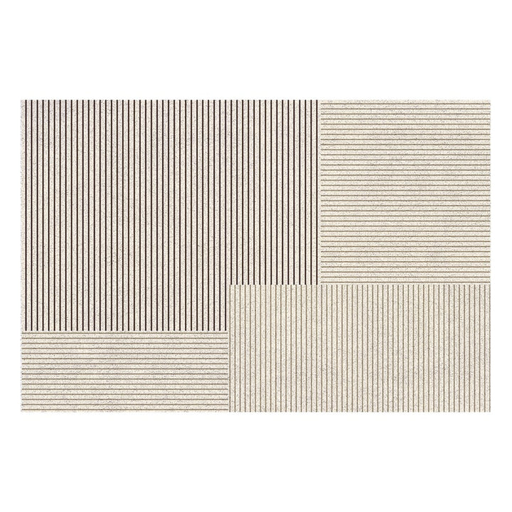 Textured Stripe Bathroom Mat