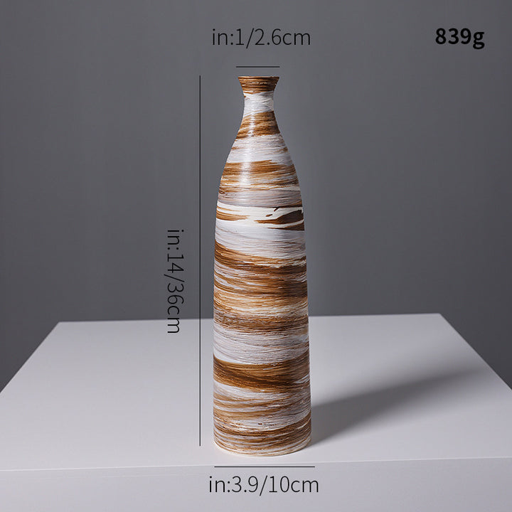 Artistic Spiral Design Ceramic Vase Stornfeild