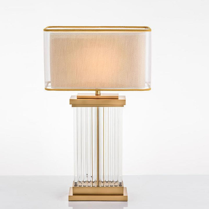 Modern Decorative Table Lamp with Crystal Accents