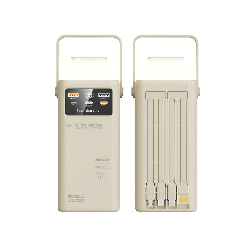 Multifunctional power bank with LED lighting Stornfield