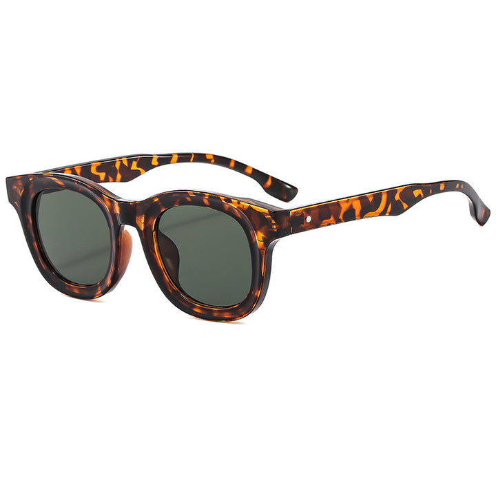 Women's Round Sunglasses with Stylish, Wide Plastic Frame Stornfield