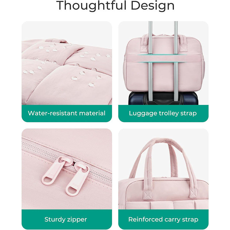 Multifunctional Travel Bag with Padded Interior and Removable Shoulder Straps Stornfield
